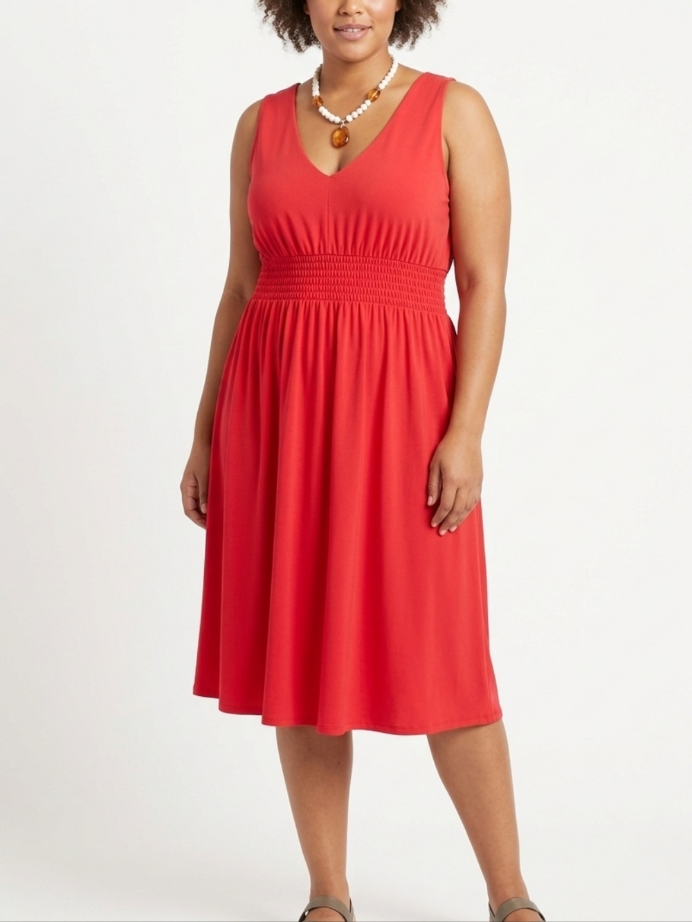 A.n.a. Plus Size Pink Halter Dress